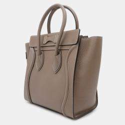 Celine Suri Leather Micro Luggage Shopper Tote