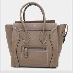 Celine Suri Leather Micro Luggage Shopper Tote