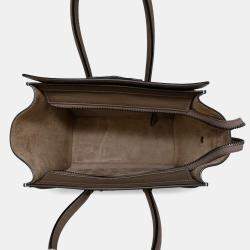 Celine Suri Leather Micro Luggage Shopper Tote