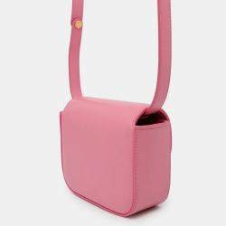Celine Triomphe Mini Claude Pink Leather Shoulder Bag