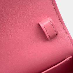 Celine Triomphe Mini Claude Pink Leather Shoulder Bag