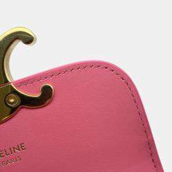 Celine Triomphe Mini Claude Pink Leather Shoulder Bag
