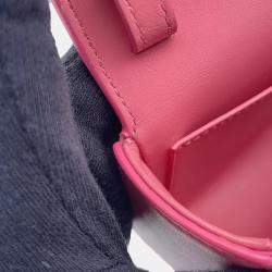 Celine Triomphe Mini Claude Pink Leather Shoulder Bag