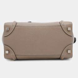 Celine Luggage Micro Shopper Suri Leather