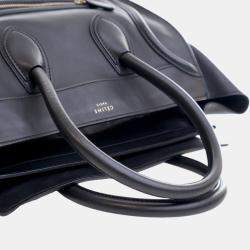 Celine Black Mini Calfskin Luggage Tote