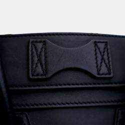 Celine Black Mini Calfskin Luggage Tote