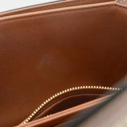 Celine Teen Triomphe Shoulder Bag White Tan