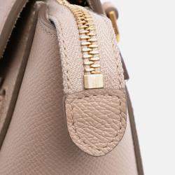 Celine Brown Pico Grained Calfskin Belt Bag