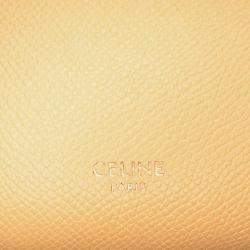 Celine Yellow Pico Grained Calfskin Belt Bag