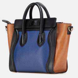 Celine Multicolor Nano Leather Luggage Tote