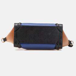 Celine Multicolor Nano Leather Luggage Tote