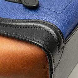 Celine Multicolor Nano Leather Luggage Tote