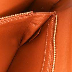 Celine Brown Triomphe Coated Canvas Chain Shoulder Bag