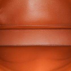 Celine Brown Triomphe Coated Canvas Chain Shoulder Bag