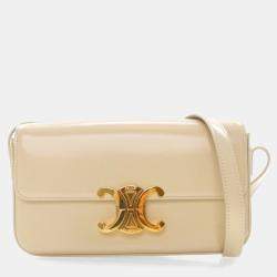 Celine Shiny Calfskin Claude Shoulder Bag