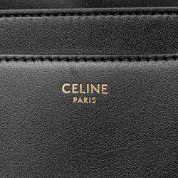 Pre Owned Celine Black Small Calfskin Besace 16 Crossbody