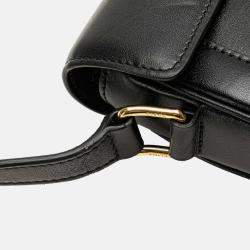 Pre Owned Celine Black Small Calfskin Besace 16 Crossbody