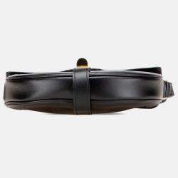 Pre Owned Celine Black Small Calfskin Besace 16 Crossbody
