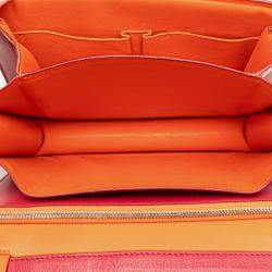 Celine Red Medium Calfskin Classic Box