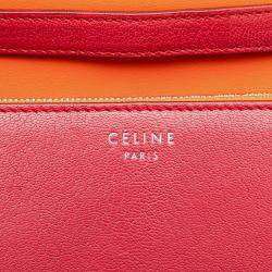 Celine Red Medium Calfskin Classic Box