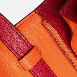 Celine Red Medium Calfskin Classic Box