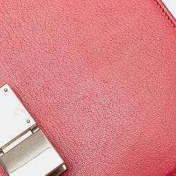 Celine Red Medium Calfskin Classic Box