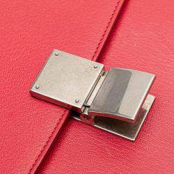 Celine Red Medium Calfskin Classic Box