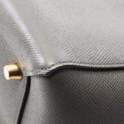 Celine Grey Mini Grained Calfskin Belt Bag