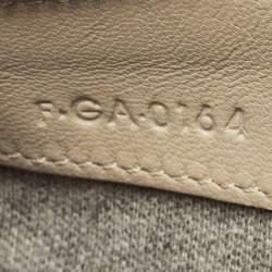 Celine Beige Leather Small Trio Crossbody Bag