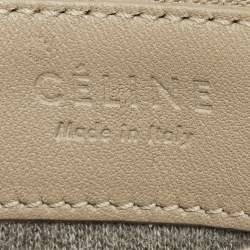 Celine Beige Leather Small Trio Crossbody Bag