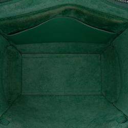 Pre Owned Celine Green Mini Grained Calfskin Belt Bag