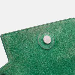 Pre Owned Celine Green Mini Grained Calfskin Belt Bag