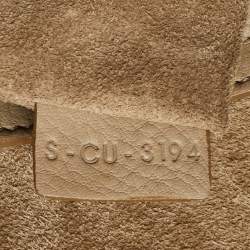 Pre Owned Celine Beige Leather Medium Phantom Luggage Tote