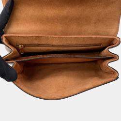 Pre Owned Celine Teen Soft 16 Tan Leather Shoulder Bag