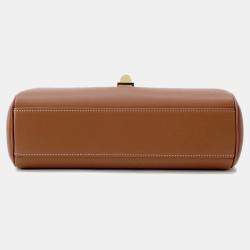 Pre Owned Celine Teen Soft 16 Tan Leather Shoulder Bag