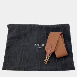 Pre Owned Celine Teen Soft 16 Tan Leather Shoulder Bag