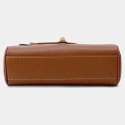 Celine Teen Soft 16 (Season) Shoulder Tan Calf Leather