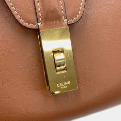Celine Teen Soft 16 (Season) Shoulder Tan Calf Leather