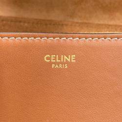 Celine Teen Soft 16 (Season) Shoulder Tan Calf Leather