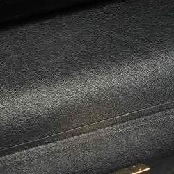 Celine Blue/Black Python and Leather Medium Trapeze Bag