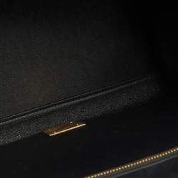 Celine Tri Color Leather and Canvas Medium Trapeze Bag
