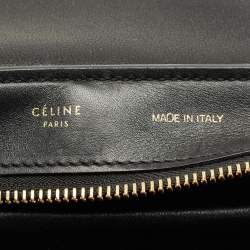 Celine Tri Color Leather and Canvas Medium Trapeze Bag