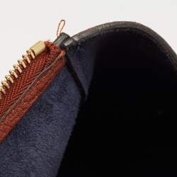 Pre Owned Celine Brown Leather Mini Belt Top Handle Bag