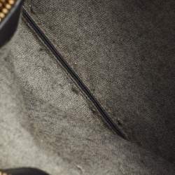 Pre Owned Céline Black Leather Large Trio Crossbody Bag