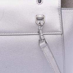 Pre Owned Celine Grey Nano Laminated Calfskin Belt Bag