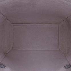 Pre Owned Celine Grey Nano Laminated Calfskin Belt Bag