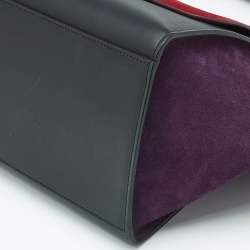 Pre Owned حقيبة سيلين ترابيز جلد ثلاثي اللون صغير بيد علوية