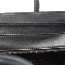 Pre Owned Celine Tricolor Calf Hair and Leather Mini Luggage Tote