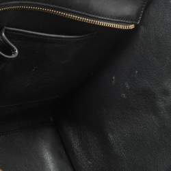 Pre Owned Celine Tricolor Calf Hair and Leather Mini Luggage Tote