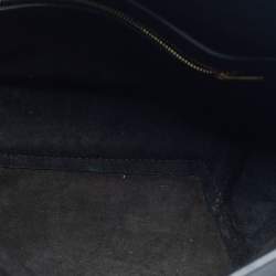 Pre Owned Celine Black Leather Small Sangle Bucket Bag